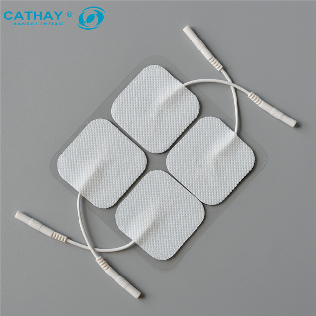 CE Certificate High Biocompatible Hydrogel Reusable TENS Electrode Pads Used For TENS Units