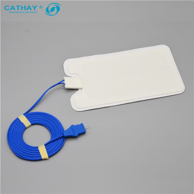 Adult Bipolar Disposable ESU Grounding Plate With Cable-Vallylab REM Connector Diathermy Pads