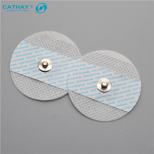 Adult Disposable ECG EKG Electrodes Foam Round AG/AGCI Sensor 55mm Conductive Electrode Pad Medical Device