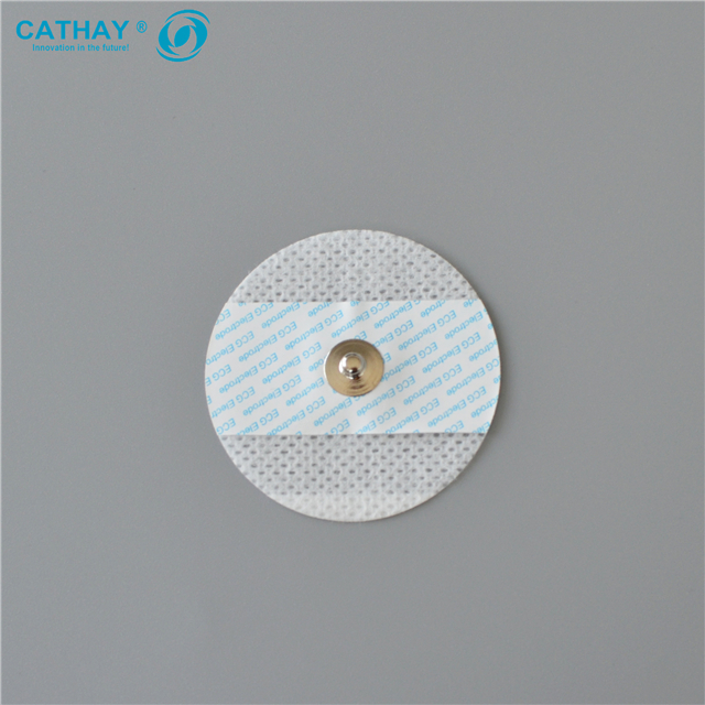 Adult Disposable ECG EKG Electrodes Foam Round AG/AGCI Sensor 55mm Conductive Electrode Pad Medical Device