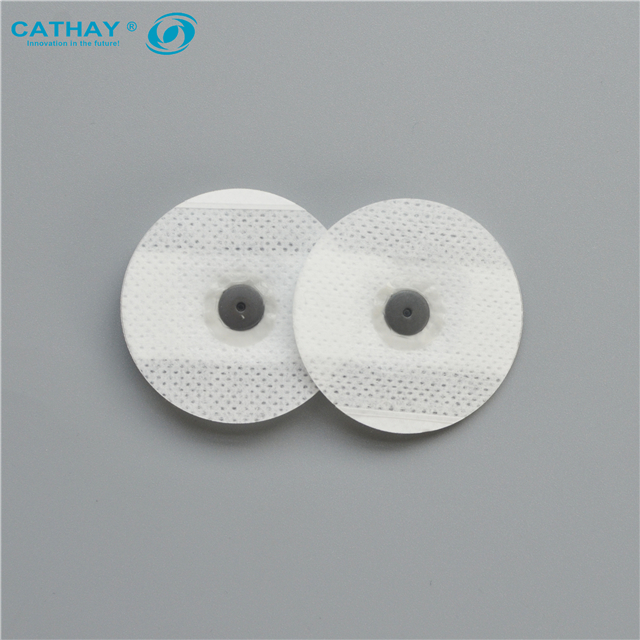 Adult Disposable ECG EKG Electrodes Foam Round AG/AGCI Sensor 55mm Conductive Electrode Pad Medical Device